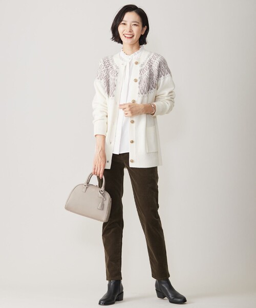 J.PRESS Ladies(J.プレス レディス)の「【洗える】21ウェルコーデュロイ ストレッチ パンツ(その他パンツ・レディース・ネイビー系/ベージュ系/カーキ系・XS/S/XXS)」の16枚目の写真