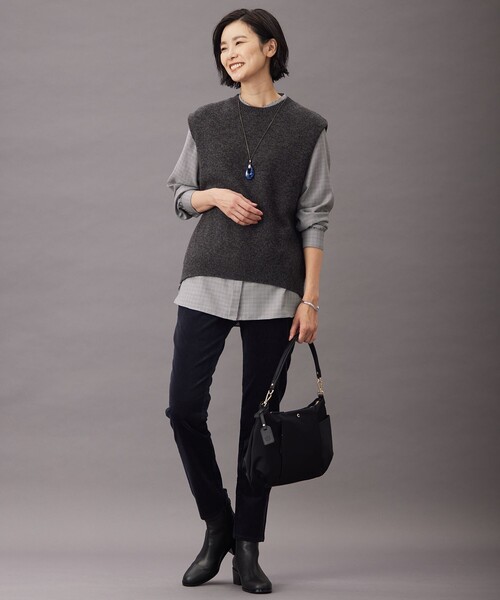 J.PRESS Ladies(J.プレス レディス)の「【洗える】21ウェルコーデュロイ ストレッチ パンツ(その他パンツ・レディース・ネイビー系/ベージュ系/カーキ系・XS/S/XXS)」の17枚目の写真