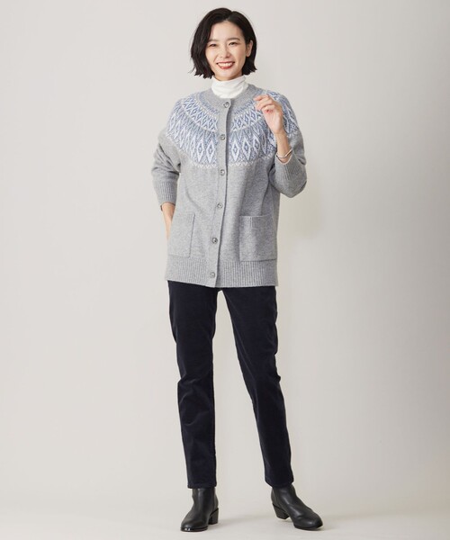 J.PRESS Ladies(J.プレス レディス)の「【洗える】21ウェルコーデュロイ ストレッチ パンツ(その他パンツ・レディース・ネイビー系/ベージュ系/カーキ系・XS/S/XXS)」の18枚目の写真
