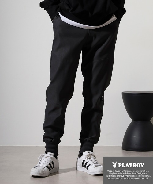 FUNALIVE（ファンアライブ）の「PLAYBOY super stretch pants / スーパーストレッチパンツ（その他パンツ・メンズ・チャコールグレー/ブラック系・XL/M/L）」の2枚目の写真