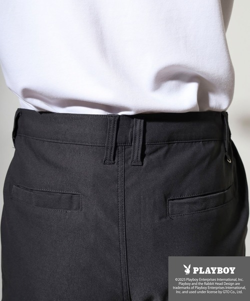 FUNALIVE（ファンアライブ）の「PLAYBOY super stretch pants / スーパーストレッチパンツ（その他パンツ・メンズ・チャコールグレー/ブラック系・XL/M/L）」の5枚目の写真