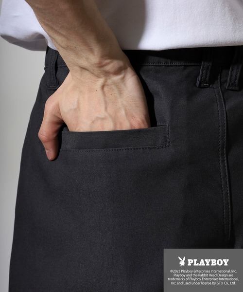 FUNALIVE（ファンアライブ）の「PLAYBOY super stretch pants / スーパーストレッチパンツ（その他パンツ・メンズ・チャコールグレー/ブラック系・XL/M/L）」の6枚目の写真