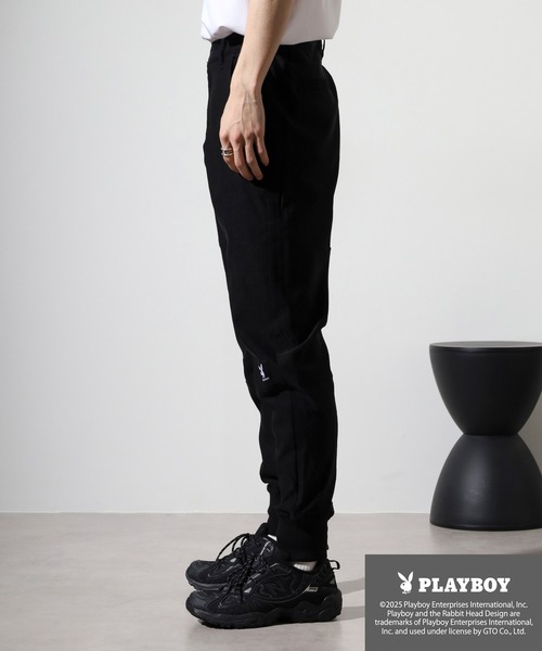 FUNALIVE（ファンアライブ）の「PLAYBOY super stretch pants / スーパーストレッチパンツ（その他パンツ・メンズ・チャコールグレー/ブラック系・XL/M/L）」の8枚目の写真