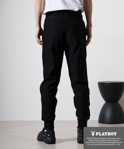 FUNALIVE（ファンアライブ）の「PLAYBOY super stretch pants / スーパーストレッチパンツ（その他パンツ・メンズ・チャコールグレー/ブラック系・XL/M/L）」の9枚目の写真
