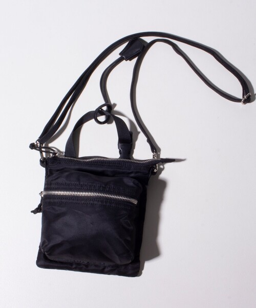 GLOSTER（グロスター）の「【GLOSTER/グロスター】パデッドタンカースバッグ 2nd クロシェット付き（ショルダーバッグ・メンズ・ブラック/オリーブ・FREE）」の5枚目の写真