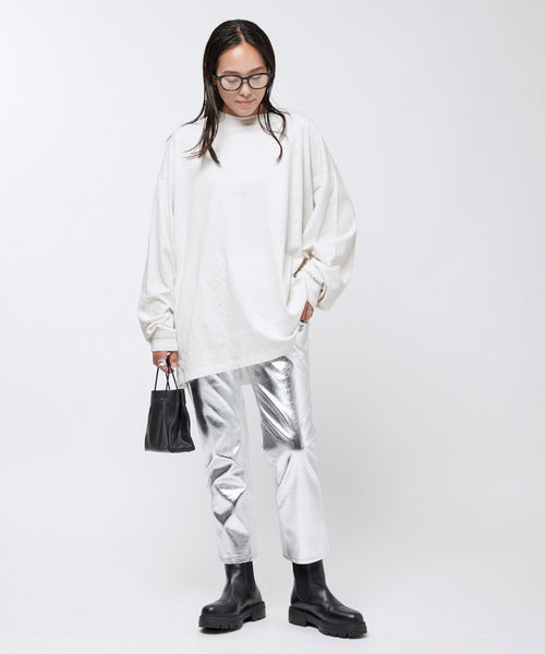 AP STUDIO（エーピーストゥディオ）の「【KURO/クロ】DAMAGE L/S TEE（Tシャツ/カットソー・レディース・ホワイト/ブラック系その他・FREE）」の9枚目の写真