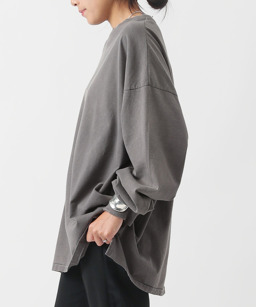 AP STUDIO（エーピーストゥディオ）の「【KURO/クロ】DAMAGE L/S TEE（Tシャツ/カットソー・レディース・ホワイト/ブラック系その他・FREE）」の12枚目の写真