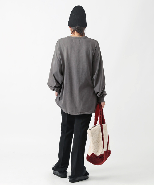 AP STUDIO（エーピーストゥディオ）の「【KURO/クロ】DAMAGE L/S TEE（Tシャツ/カットソー・レディース・ホワイト/ブラック系その他・FREE）」の16枚目の写真