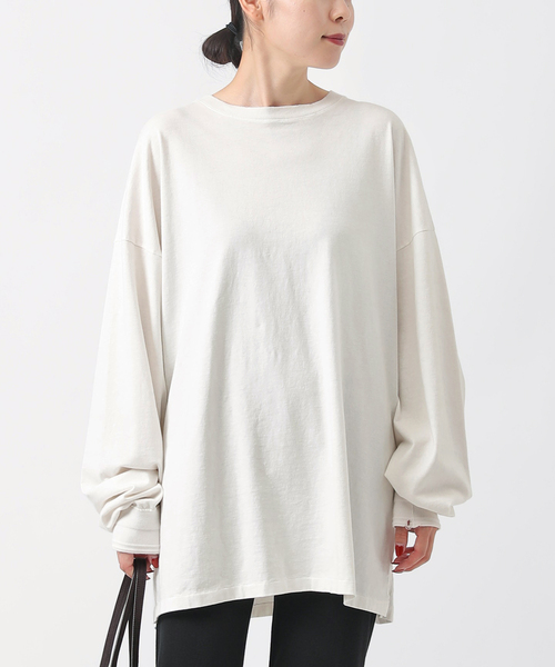 AP STUDIO KURO DAMAGE TEE ダメージ Tシャツ ロンT KURO/クロ】DAMAGE L/S TEE（Tシャツ/カットソー）｜AP STUDIO