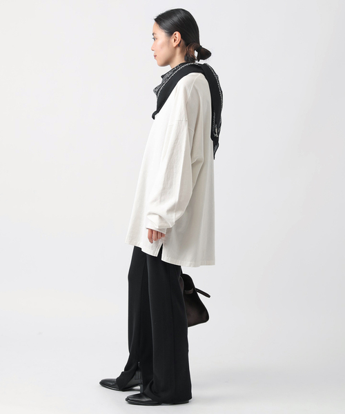 AP STUDIO（エーピーストゥディオ）の「【KURO/クロ】DAMAGE L/S TEE（Tシャツ/カットソー・レディース・ホワイト/ブラック系その他・FREE）」の19枚目の写真