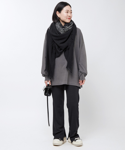 AP STUDIO（エーピーストゥディオ）の「【KURO/クロ】DAMAGE L/S TEE（Tシャツ/カットソー・レディース・ホワイト/ブラック系その他・FREE）」の21枚目の写真