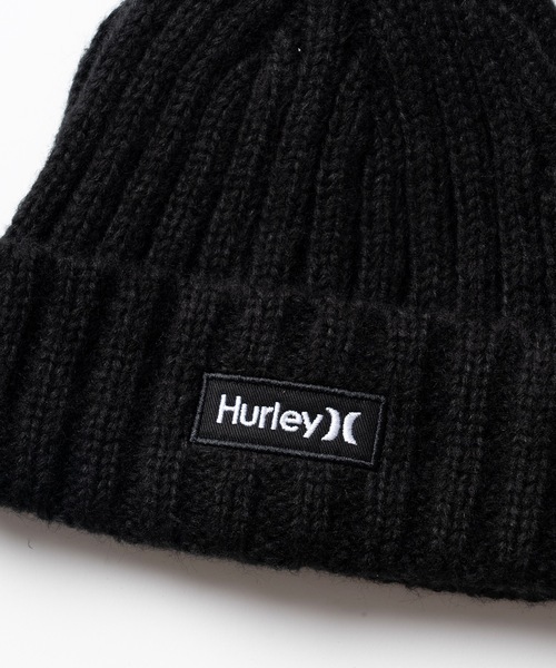 Hurley (ハーレー)の「【Hurley:ハーレー】M SQUAW BEANIE ロゴビーニー ニットキャップ スキー スノーボード(ニットキャップ/ビーニー・メンズ・ブラック/グレー・FREE)」の6枚目の写真