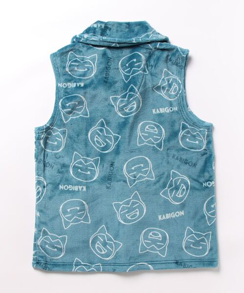 ポケットモンスター（ポケットモンスター）の「【完売】《ポケットモンスター》 ポケモン ルームウェア ベスト フリース カビゴン（ガウン/バスローブ・メンズ・エメラルド/アイボリー・M/L）」の3枚目の写真