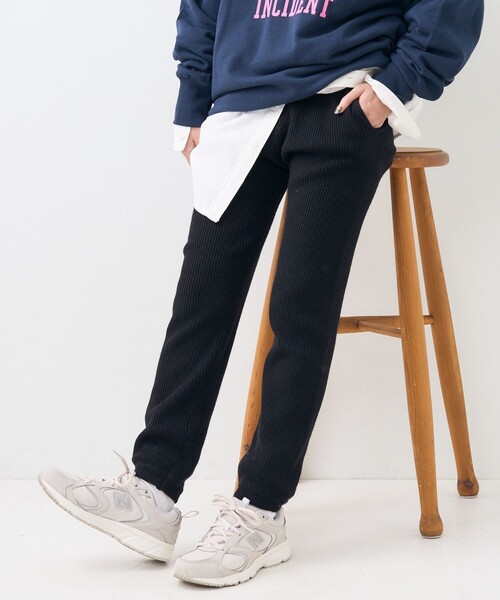 FREAK'S STORE（フリークスストア）の「リブ ニットジョガーパンツ