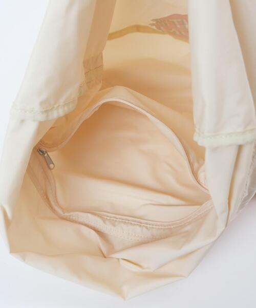 FRUIT OF THE LOOM(フルーツオブザルーム)の「∴WEGO/別注FTL ナイロンドロストショルダー(ショルダーバッグ・レディース・ベージュ/オフホワイト/ブラック・FREE)」の9枚目の写真