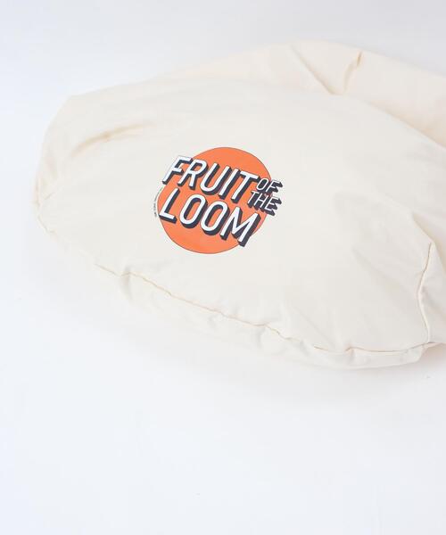 FRUIT OF THE LOOM(フルーツオブザルーム)の「∴WEGO/別注FTL ナイロンドロストショルダー(ショルダーバッグ・レディース・ベージュ/オフホワイト/ブラック・FREE)」の10枚目の写真