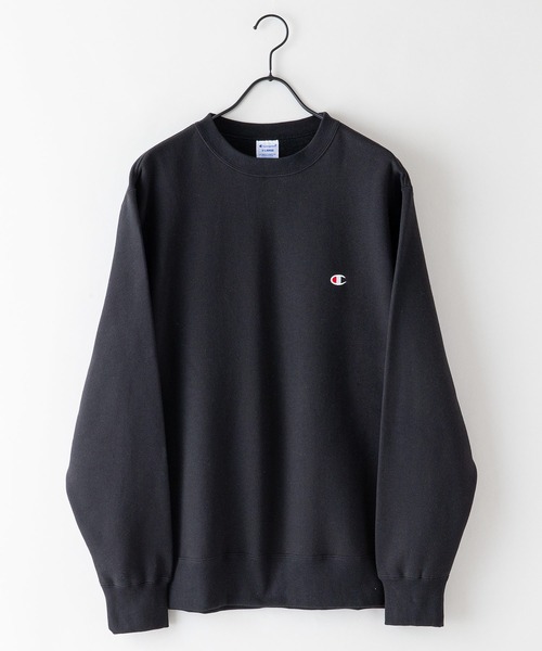 Champion(チャンピオン)の「【CHAMPION/チャンピオン】USAコットン 裏起毛 スウェット トレーナー リサイクルポリエステル サスティナブル ワンポイントロゴ刺繍(スウェット・メンズ・ネイビー/オフホワイト/杢グレー/ダークグリーン/ブラック・LARGE/MEDIUM/X-LARGE/XX-LARGE)」の19枚目の写真