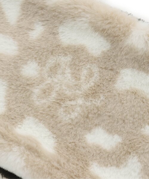 algy(アルジー)の「【2WAY】リバーシブルネックウォーマー(ネックウォーマー/スヌード・キッズ・アイボリー/ブラック・FREE)」の4枚目の写真