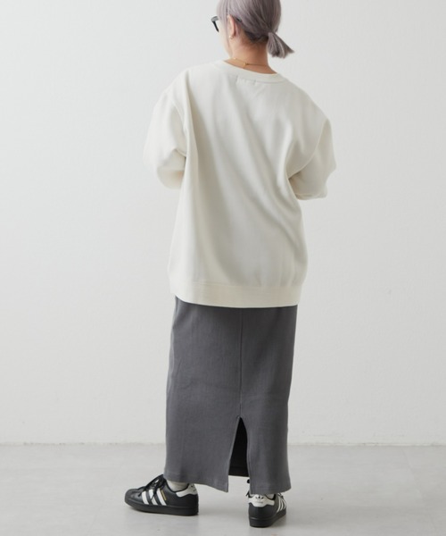 CIAOPANIC TYPY（チャオパニックティピー）の「【ユニセックス】スエードライクスウェットスナップカーディガン（カーディガン/ボレロ・メンズ・チャコール/ブラック/オフホワイト・MEDIUM/LARGE）」の17枚目の写真