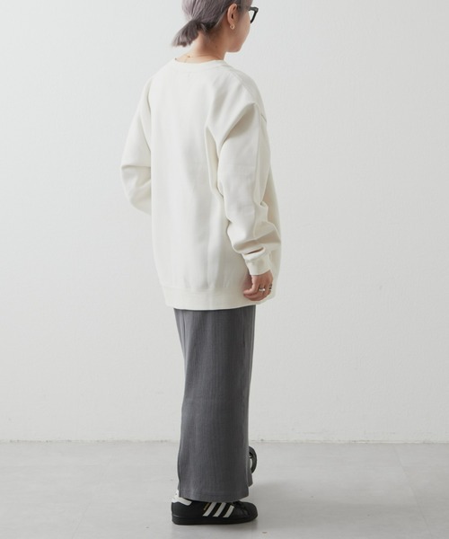 CIAOPANIC TYPY（チャオパニックティピー）の「【ユニセックス】スエードライクスウェットスナップカーディガン（カーディガン/ボレロ・メンズ・チャコール/ブラック/オフホワイト・MEDIUM/LARGE）」の16枚目の写真