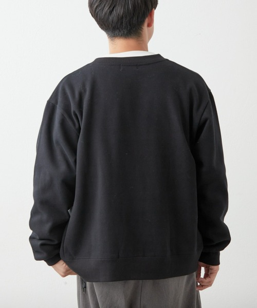 CIAOPANIC TYPY（チャオパニックティピー）の「【ユニセックス】スエードライクスウェットスナップカーディガン（カーディガン/ボレロ・メンズ・チャコール/ブラック/オフホワイト・MEDIUM/LARGE）」の21枚目の写真