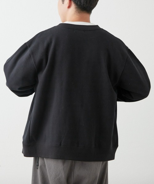 CIAOPANIC TYPY（チャオパニックティピー）の「【ユニセックス】スエードライクスウェットスナップカーディガン（カーディガン/ボレロ・メンズ・チャコール/ブラック/オフホワイト・MEDIUM/LARGE）」の22枚目の写真