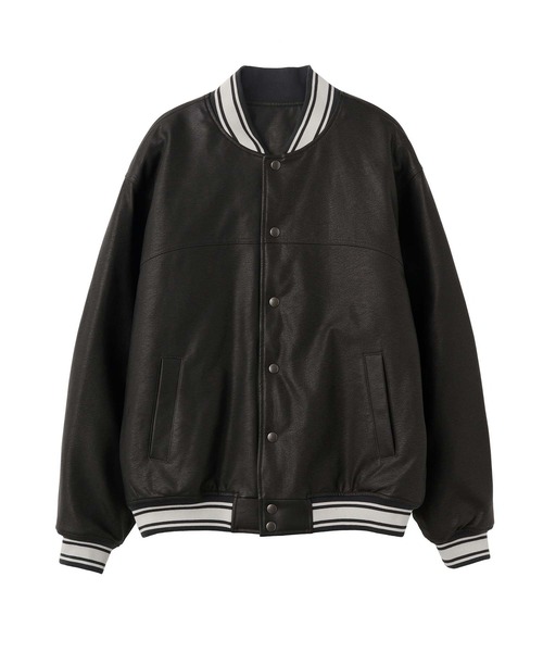 SCULPTOR（スカルプター）の「Vegan Leather Stadium Jacket