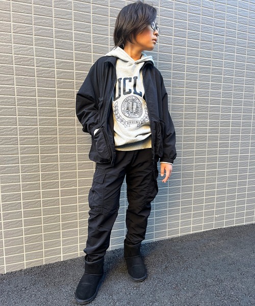 GLAZOS(グラソス)の「ムートンブーツ(ブーツ・キッズ・ブラック/グレー/ベージュ・22cm/23cm/20cm/21cm)」の14枚目の写真