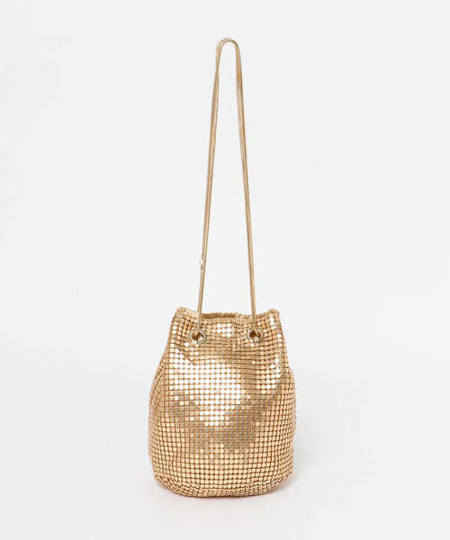 KBF（ケイビーエフ）の「メタリックビーズBAG（ショルダーバッグ・レディース・シルバー/ゴールド・ONE）」の10枚目の写真