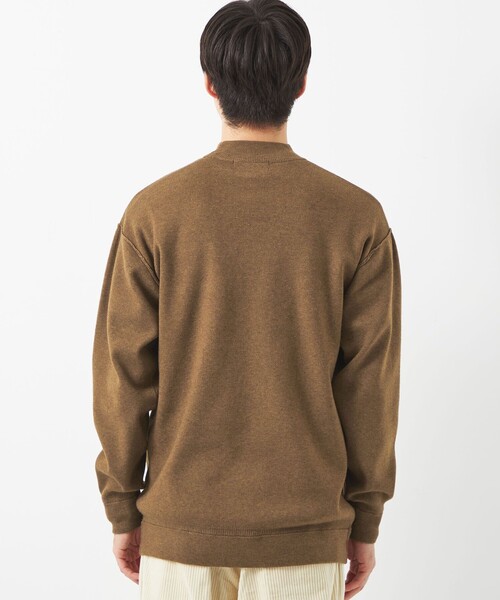 green label relaxing(グリーンレーベルリラクシング)の「Morley ソウバリ モックネック ニット -ウォッシャブル-(ニット/セーター・メンズ・ブラック/ブラウン・M/S/L)」の6枚目の写真