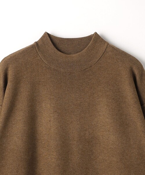 green label relaxing(グリーンレーベルリラクシング)の「Morley ソウバリ モックネック ニット -ウォッシャブル-(ニット/セーター・メンズ・ブラック/ブラウン・M/S/L)」の9枚目の写真