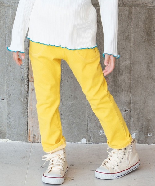 RAGMART（ラグマート）の「ニットデニムパンツ（デニムパンツ・キッズ・グレー/イエロー/ピンク・95cm/90cm/80ｃｍ）」の2枚目の写真