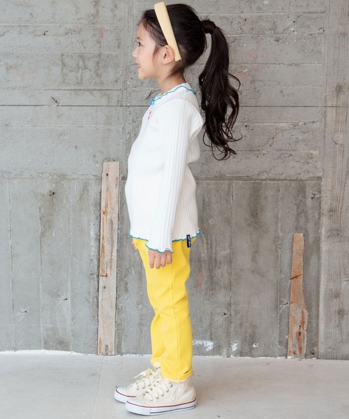 RAGMART（ラグマート）の「ニットデニムパンツ（デニムパンツ・キッズ・グレー/イエロー/ピンク・95cm/90cm/80ｃｍ）」の7枚目の写真