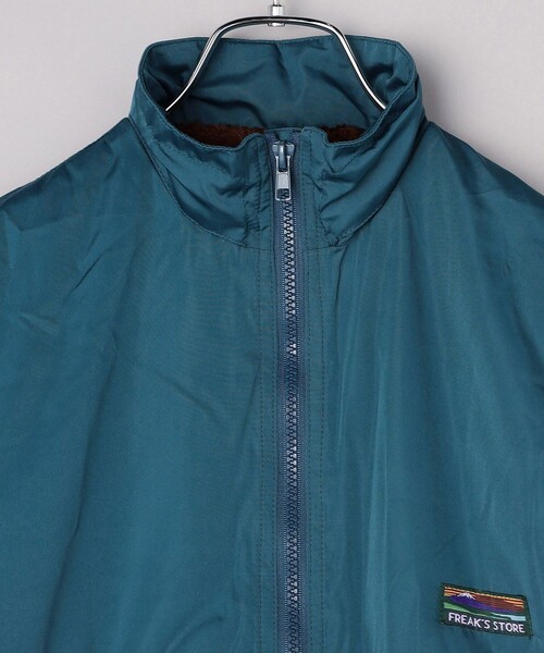 FREAK'S STORE(フリークスストア)の「限定展開 KIDS 裏ボア 2WAY フードブルゾン / キッズ 子供服 / フリース(ナイロンジャケット・キッズ・ネイビー/ブラック/ブルー/オリーブ・130/110/120/150/140)」の8枚目の写真