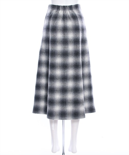 clear（クリア）の「六枚ハギチェック柄フレアスカート[低身長用サイズ有]（スカート・レディース・ブルー/ブラック/グリーン・S/M/XS）」の7枚目の写真