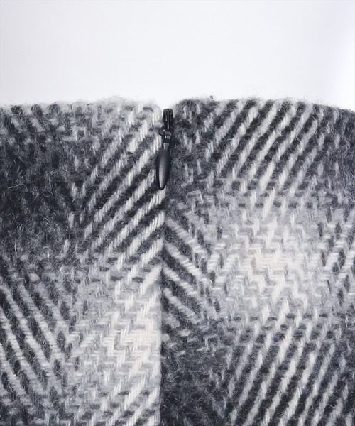 clear（クリア）の「六枚ハギチェック柄フレアスカート[低身長用サイズ有]（スカート・レディース・ブルー/ブラック/グリーン・S/M/XS）」の9枚目の写真