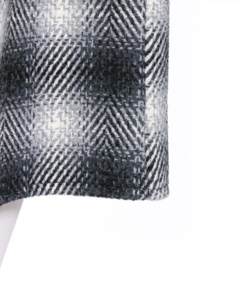 clear（クリア）の「六枚ハギチェック柄フレアスカート[低身長用サイズ有]（スカート・レディース・ブルー/ブラック/グリーン・S/M/XS）」の11枚目の写真