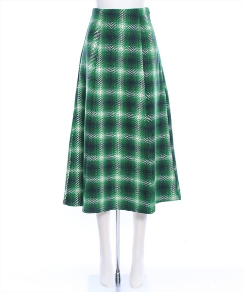 clear（クリア）の「六枚ハギチェック柄フレアスカート[低身長用サイズ有]（スカート・レディース・ブルー/ブラック/グリーン・S/M/XS）」の16枚目の写真