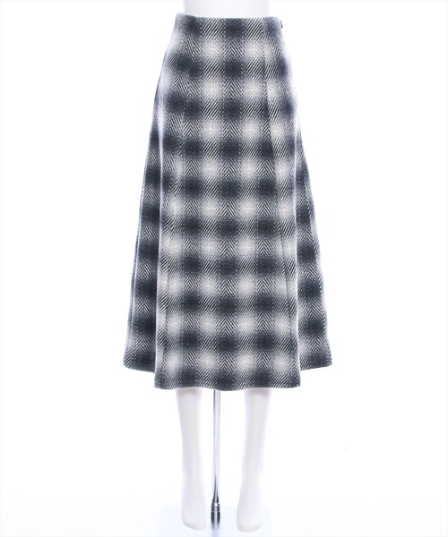 clear（クリア）の「六枚ハギチェック柄フレアスカート[低身長用サイズ有]（スカート・レディース・ブルー/ブラック/グリーン・S/M/XS）」の18枚目の写真