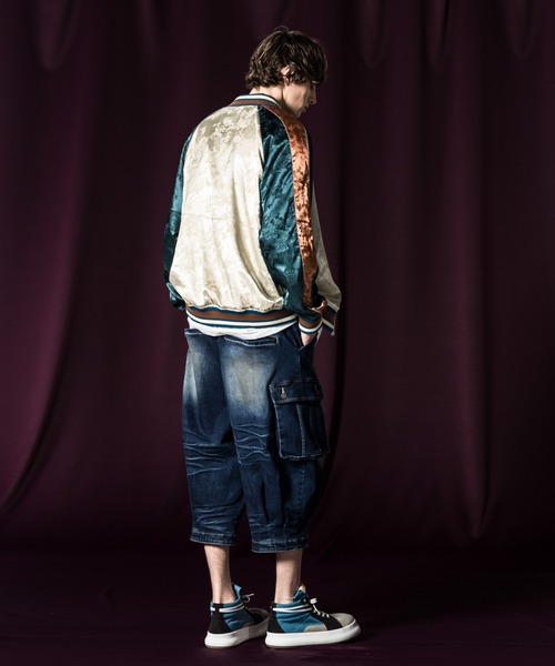 Flower Jacquard Ska Jumper / フラワージャガードスカジャンパー（スカジャン）｜glamb（グラム）