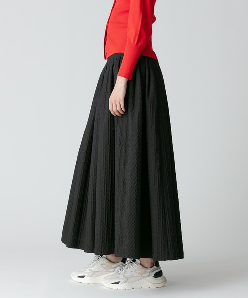 allureville(アルアバイル)の「ラメジャガードスカート(スカート・レディース・オフホワイト/ブラック・1/2)」の17枚目の写真