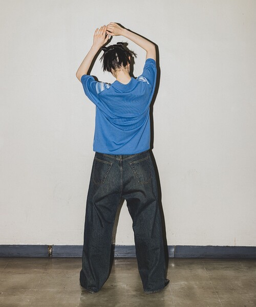 BEAMS（ビームス）の「BEAMS / カスリ グラデーション ポロシャツ（ポロシャツ・メンズ・ブルー/ライトグレー/ベージュ・S/M/L/XL）」の10枚目の写真