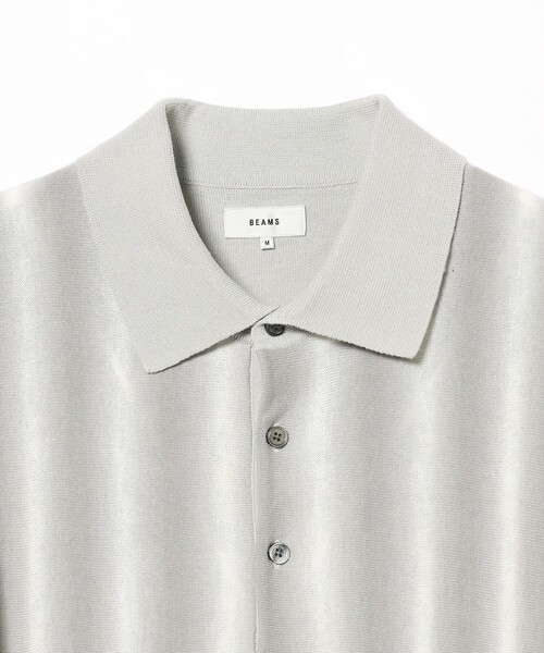 BEAMS（ビームス）の「BEAMS / カスリ グラデーション ポロシャツ（ポロシャツ・メンズ・ブルー/ライトグレー/ベージュ・S/M/L/XL）」の16枚目の写真