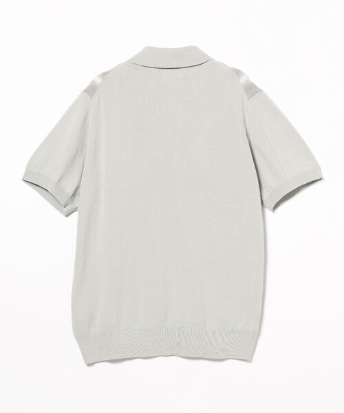 BEAMS（ビームス）の「BEAMS / カスリ グラデーション ポロシャツ（ポロシャツ・メンズ・ブルー/ライトグレー/ベージュ・S/M/L/XL）」の17枚目の写真