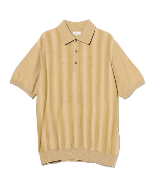 BEAMS（ビームス）の「BEAMS / カスリ グラデーション ポロシャツ（ポロシャツ・メンズ・ブルー/ライトグレー/ベージュ・S/M/L/XL）」の19枚目の写真