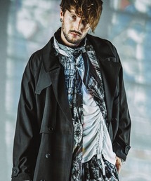 【NO ID.】Big Trench Coat / ビッグ トレンチ コート