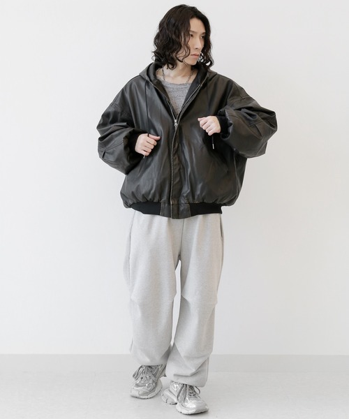 minsobi ミンソビ ハニーコムジャケット ダウンジャケット minsobi（ミンソビ）の「3WAY MA-1ジャケット キルティング