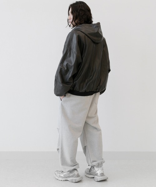 minsobi(ミンソビ)の「ガーメントウォッシュフードジャケット 中綿ジャケット(その他アウター・メンズ・ブラック・FREE)」の10枚目の写真