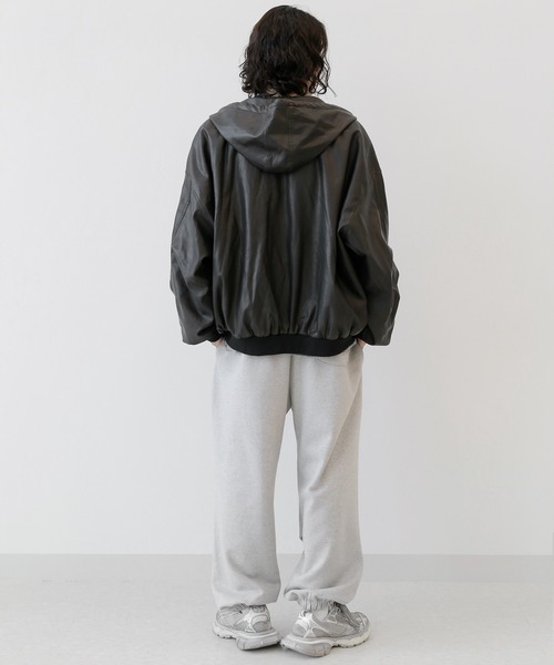 minsobi(ミンソビ)の「ガーメントウォッシュフードジャケット 中綿ジャケット(その他アウター・メンズ・ブラック・FREE)」の11枚目の写真