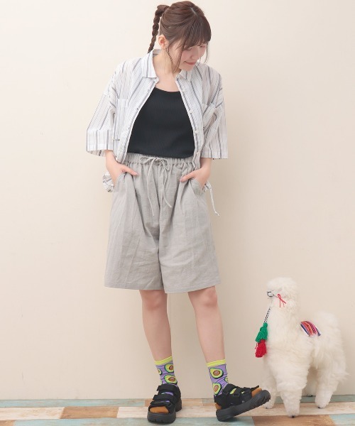 チチカカ(チチカカ)の「メキシカンフードソックス 23-25cm(ソックス/靴下・レディース・パープル/ネイビー/ピンク・FREE)」の4枚目の写真